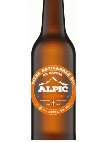 Bière Alpic   Ambrée Bio 7° 7°