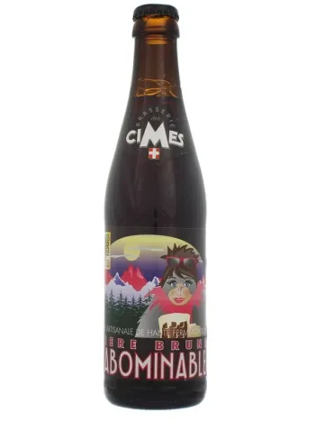 Bière Porter Brasserie des Cimes L'Abominable Brune 6° 6°